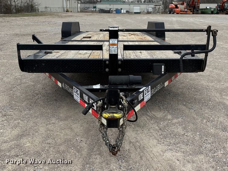 image for item EJ7808 2021 Norstar Iron Bull tilt deck equipment trailer
