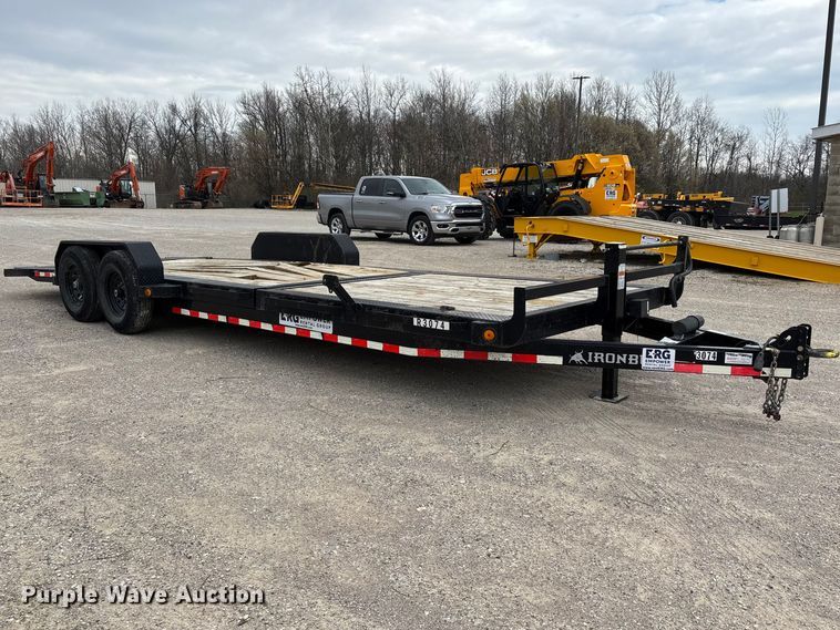 image for item EJ7808 2021 Norstar Iron Bull tilt deck equipment trailer