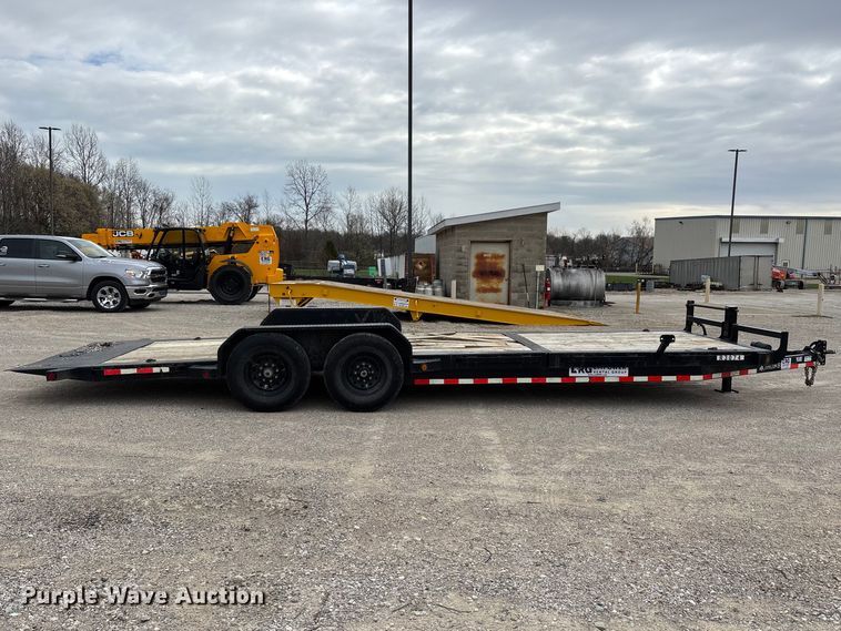 image for item EJ7808 2021 Norstar Iron Bull tilt deck equipment trailer