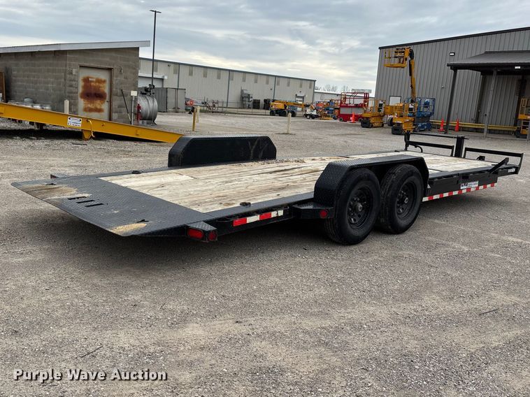 image for item EJ7808 2021 Norstar Iron Bull tilt deck equipment trailer