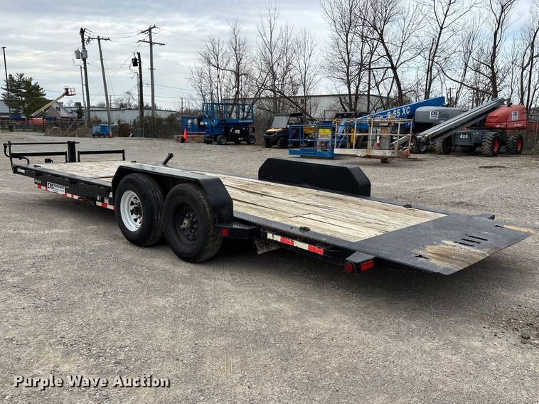 image for item EJ7808 2021 Norstar Iron Bull tilt deck equipment trailer