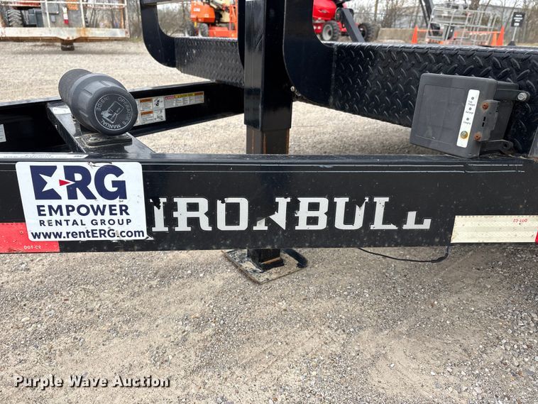 image for item EJ7808 2021 Norstar Iron Bull tilt deck equipment trailer