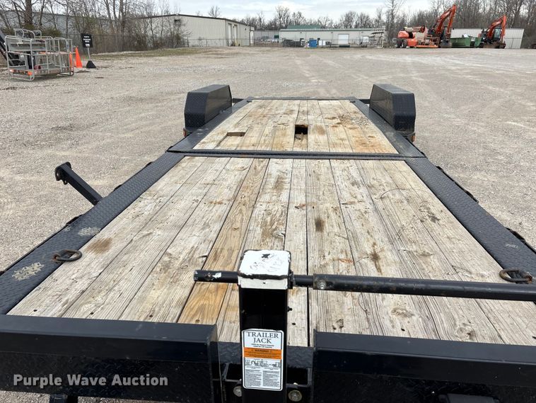 image for item EJ7808 2021 Norstar Iron Bull tilt deck equipment trailer