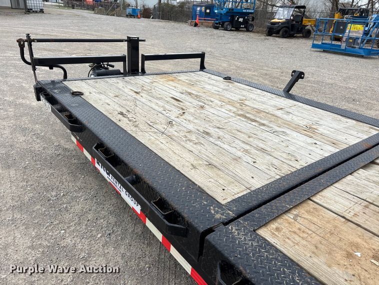 image for item EJ7808 2021 Norstar Iron Bull tilt deck equipment trailer