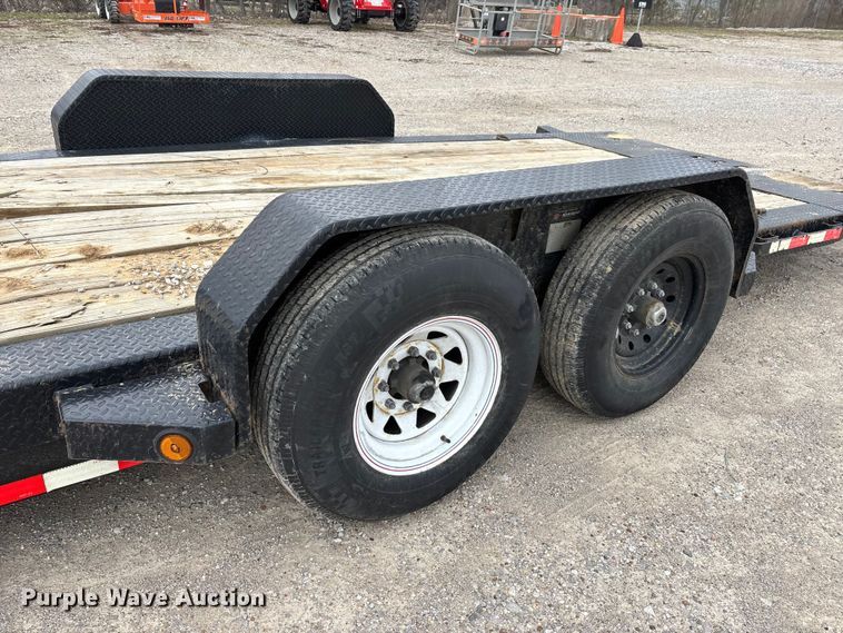 image for item EJ7808 2021 Norstar Iron Bull tilt deck equipment trailer