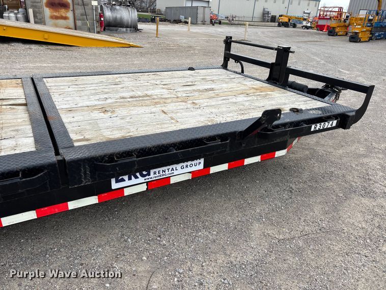 image for item EJ7808 2021 Norstar Iron Bull tilt deck equipment trailer