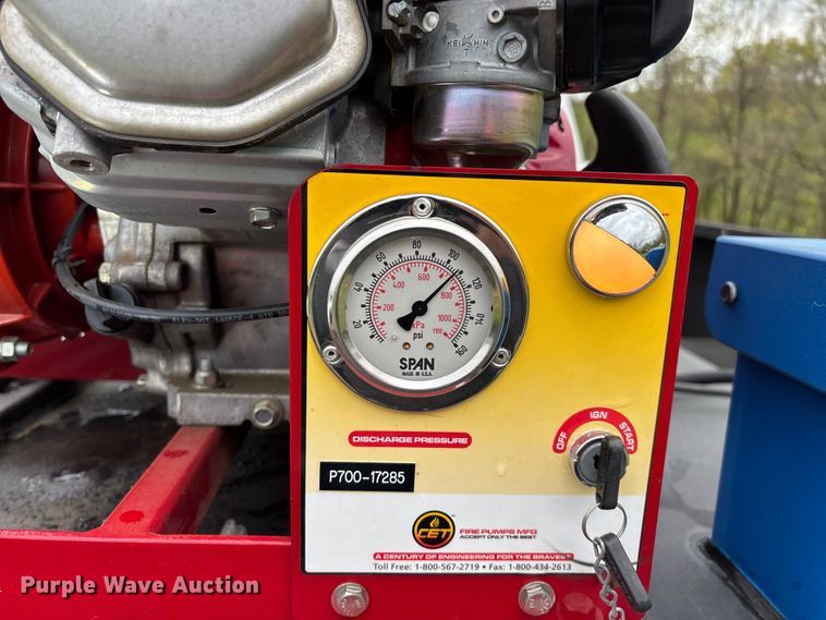 image for item EO4179 2014 CET Fire Pumps Mfg brush fire skid unit