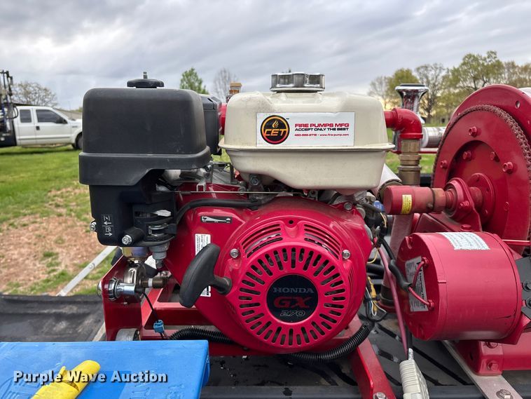 image for item EO4179 2014 CET Fire Pumps Mfg brush fire skid unit