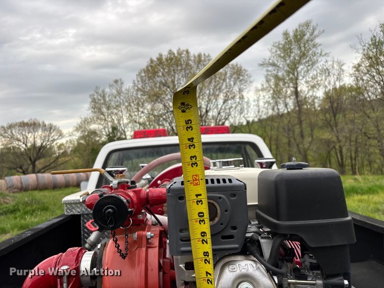 image for item EO4179 2014 CET Fire Pumps Mfg brush fire skid unit