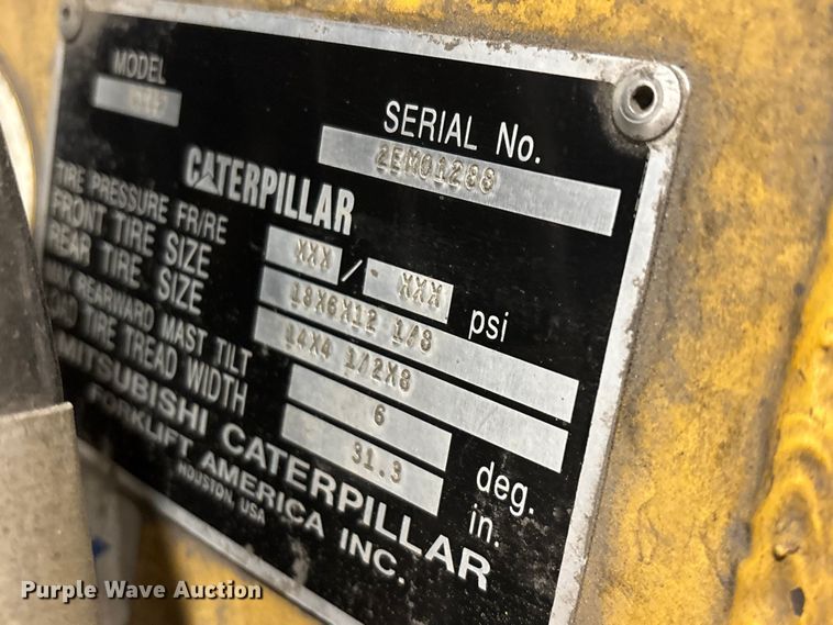 image for item EO4210 Mitsubishi Caterpillar GC15 forklift