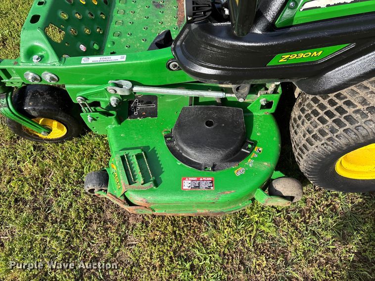 image for item EO4231 2021 John Deere Z930M ZTR lawn mower