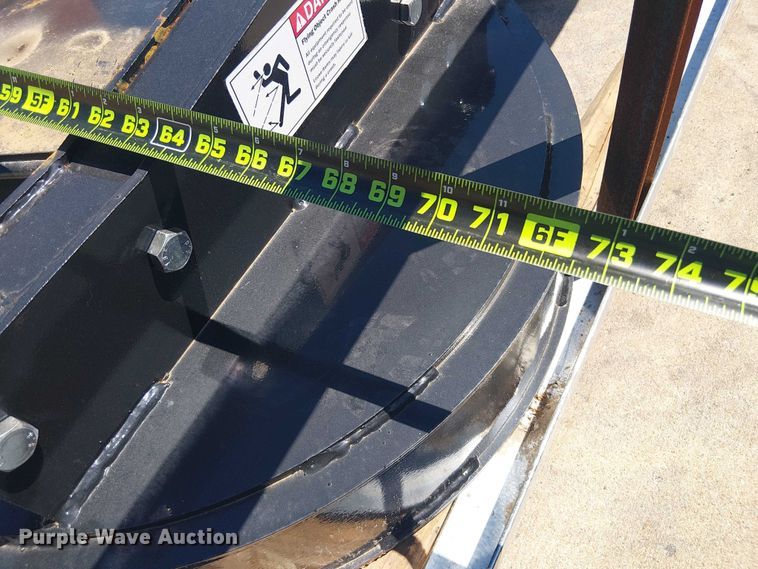 image for item ES8841 2024 Wolverine TBM-12-78W skid steer finish mower