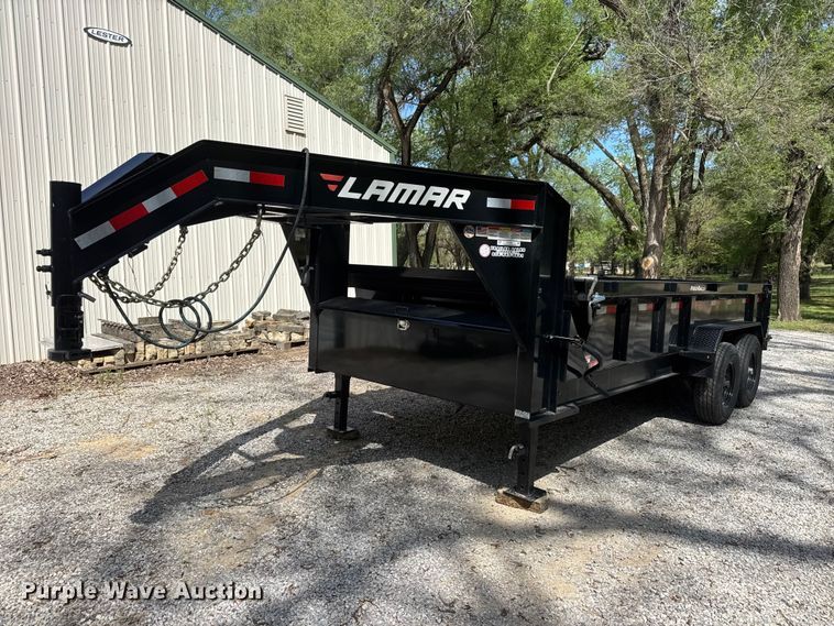 image for item ET1936 2020 Lamar DL831627 dump trailer
