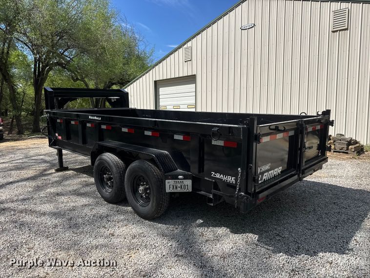 image for item ET1936 2020 Lamar DL831627 dump trailer