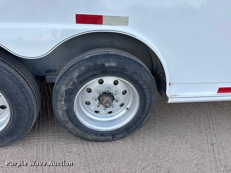 image for item ET1966 2018 Titan JR8322 enclosed cargo trailer