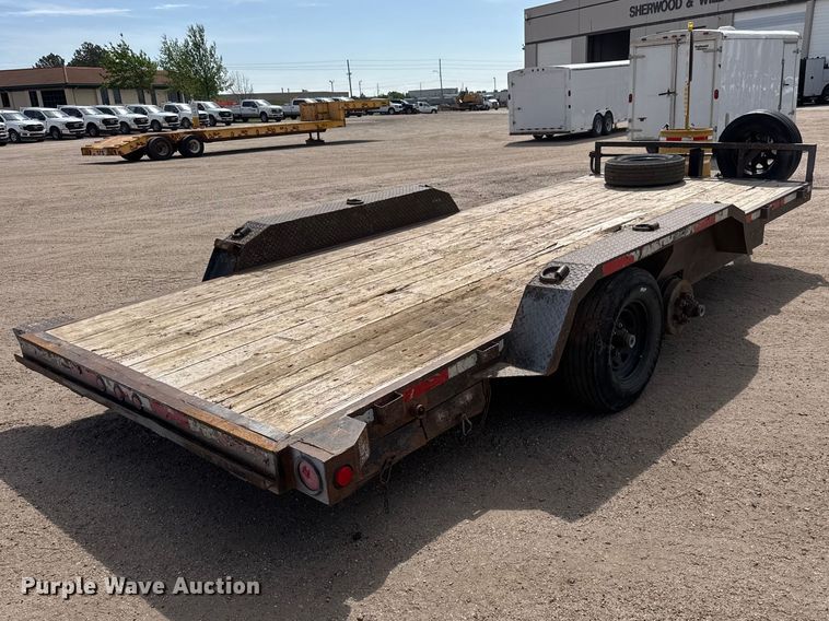 image for item ET1973 1993 Fannin Fabrication Company equipment trailer