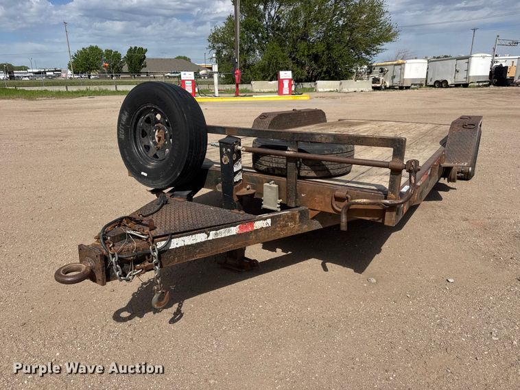 image for item ET1973 1993 Fannin Fabrication Company equipment trailer