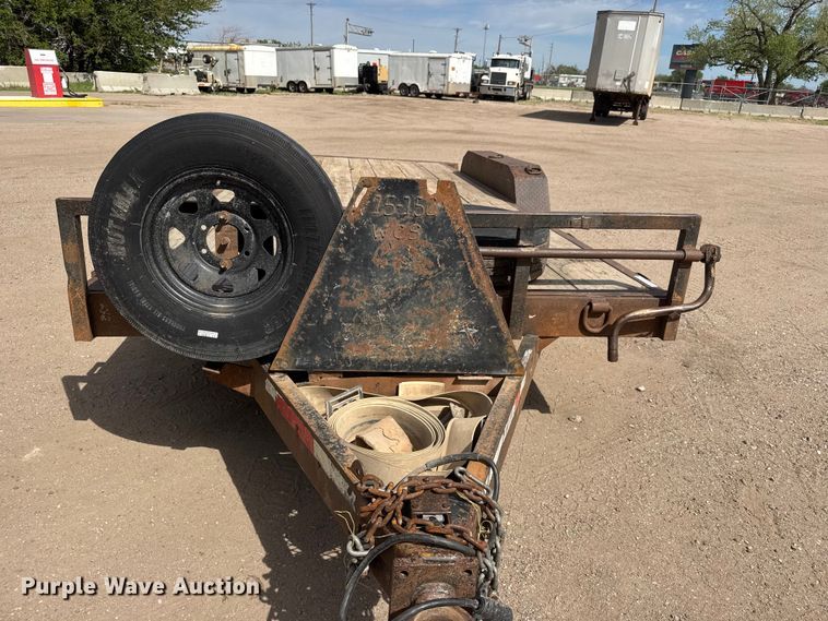 image for item ET1973 1993 Fannin Fabrication Company equipment trailer