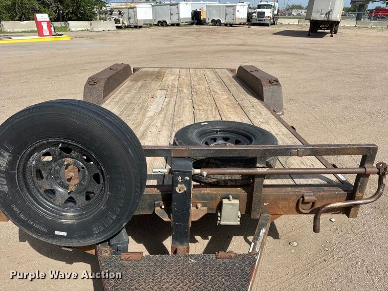 image for item ET1973 1993 Fannin Fabrication Company equipment trailer