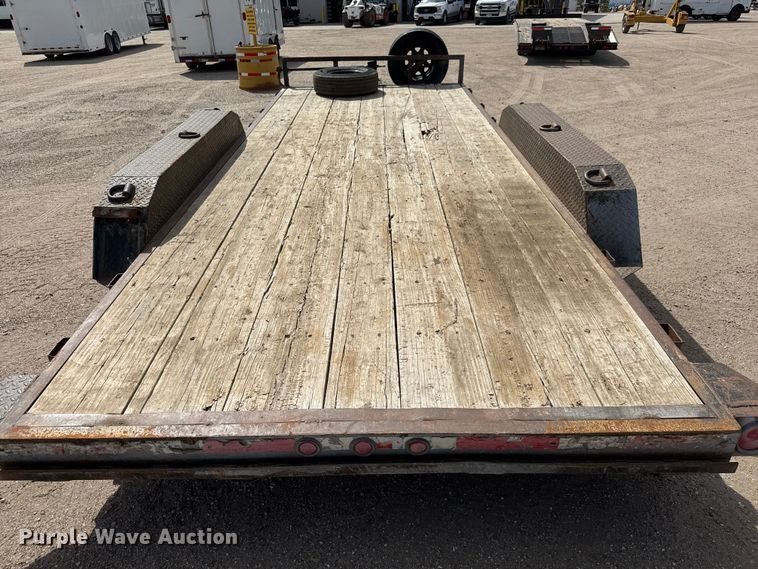 image for item ET1973 1993 Fannin Fabrication Company equipment trailer