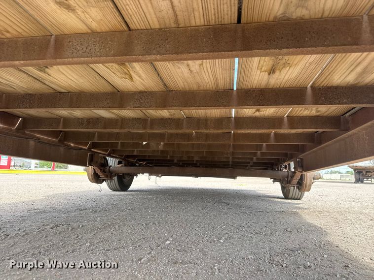 image for item ET1973 1993 Fannin Fabrication Company equipment trailer