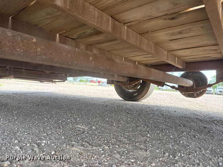 image for item ET1973 1993 Fannin Fabrication Company equipment trailer