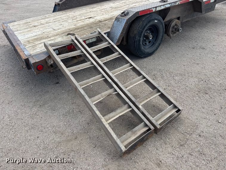 image for item ET1973 1993 Fannin Fabrication Company equipment trailer
