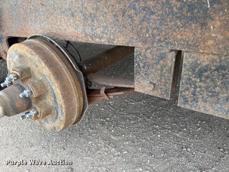 image for item ET1973 1993 Fannin Fabrication Company equipment trailer