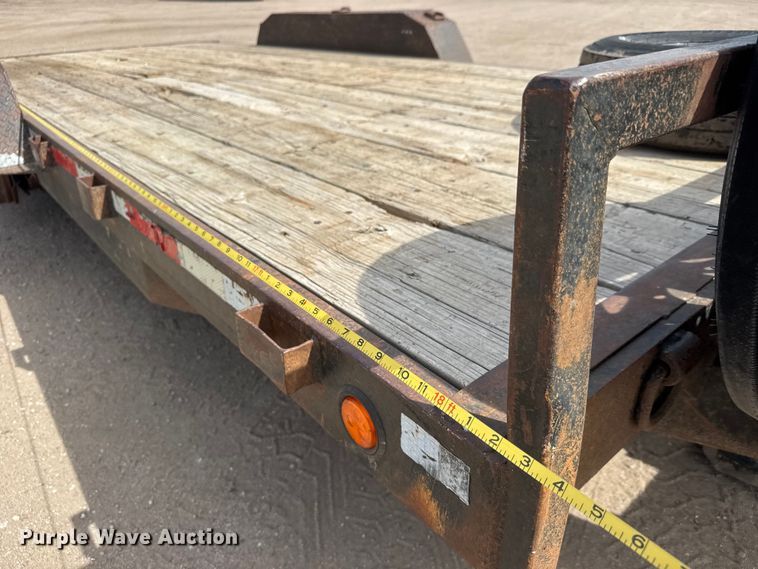 image for item ET1973 1993 Fannin Fabrication Company equipment trailer