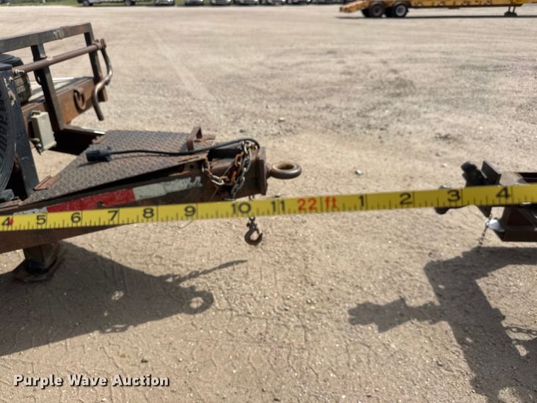 image for item ET1973 1993 Fannin Fabrication Company equipment trailer