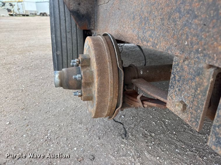 image for item ET1973 1993 Fannin Fabrication Company equipment trailer