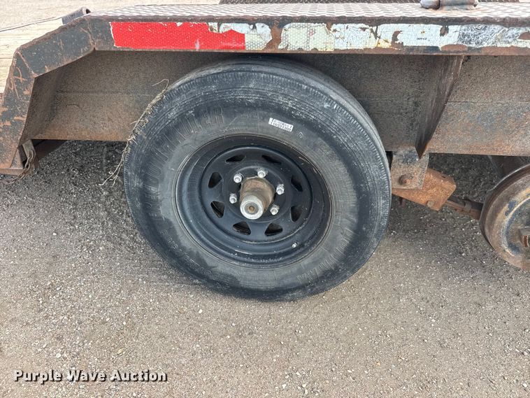 image for item ET1973 1993 Fannin Fabrication Company equipment trailer