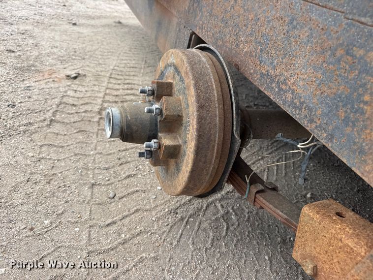 image for item ET1973 1993 Fannin Fabrication Company equipment trailer