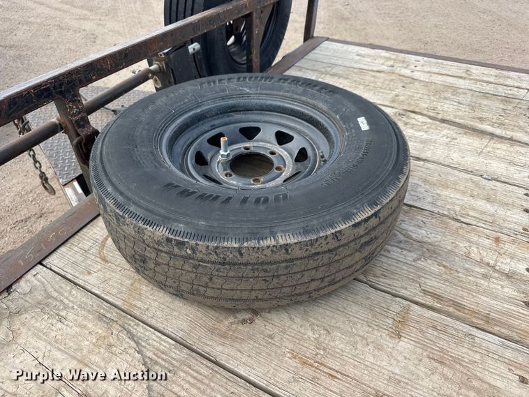 image for item ET1973 1993 Fannin Fabrication Company equipment trailer