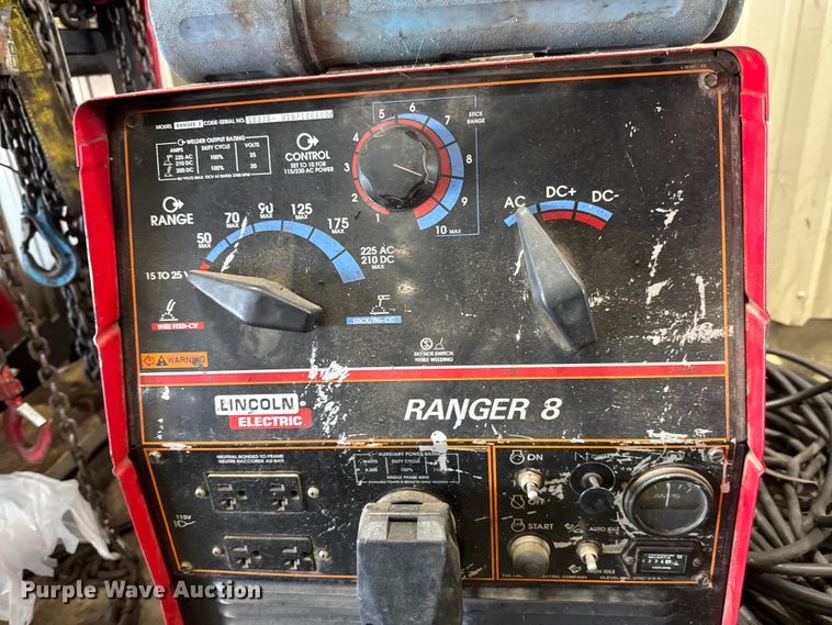 image for item ET1994 Lincoln Electric Ranger 8 welder/generator