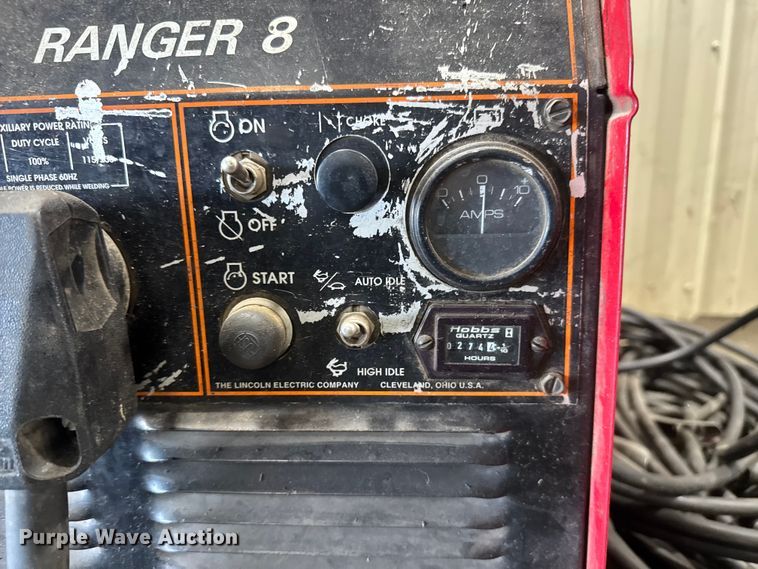 image for item ET1994 Lincoln Electric Ranger 8 welder/generator
