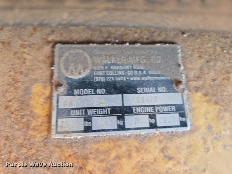 image for item ET5041 (3) Walker ZTR mowers