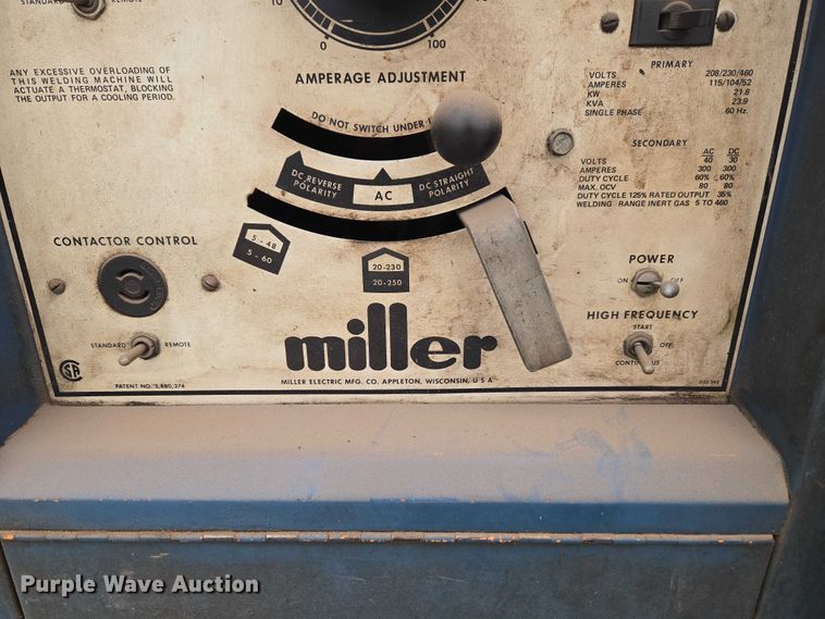 image for item ET5054 Miller 330A/BP welder