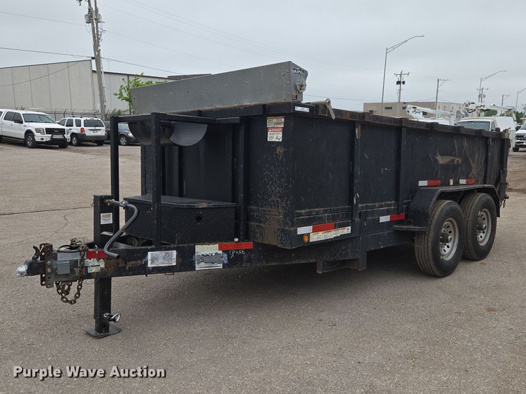 image for item ET5056 2017 Texas Pride dump trailer