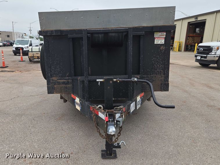 image for item ET5056 2017 Texas Pride dump trailer