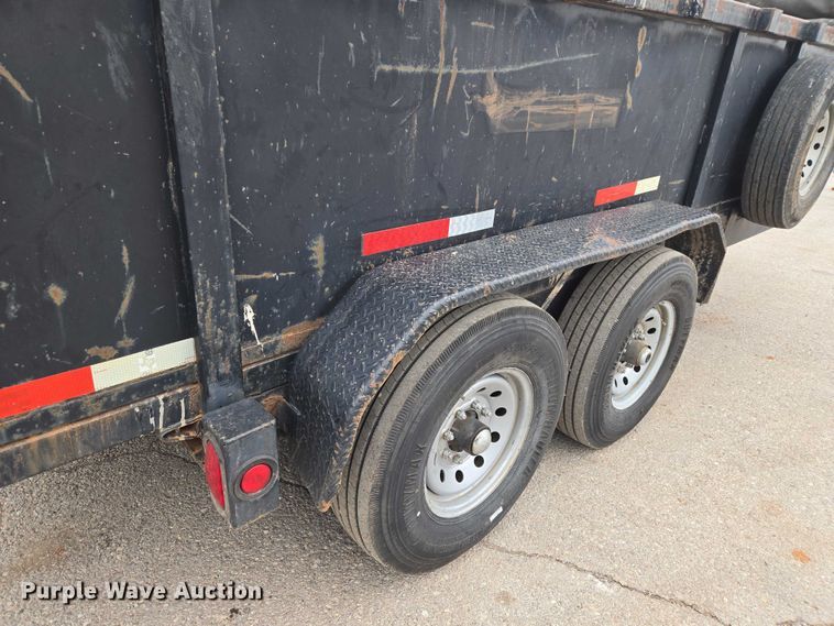 image for item ET5056 2017 Texas Pride dump trailer