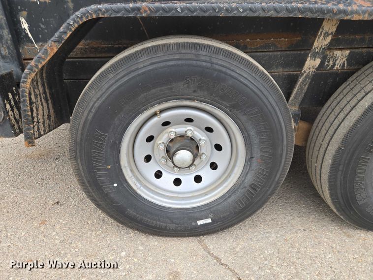 image for item ET5056 2017 Texas Pride dump trailer