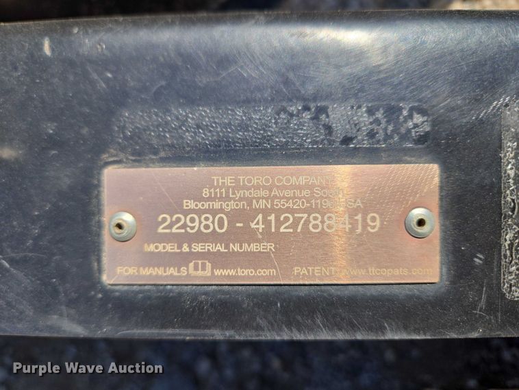 image for item ET5058 Toro TRX-I6 22972 walk-behind trencher