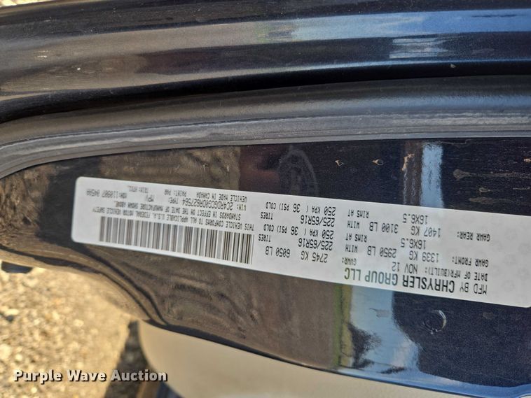image for item ET5071 2013 Dodge Grand Caravan van