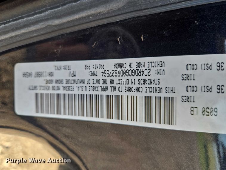 image for item ET5071 2013 Dodge Grand Caravan van