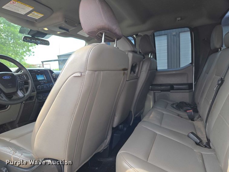 image for item ET5073 2021 Ford F350 Super Duty XL Ext. Cab utility bed pickup truck