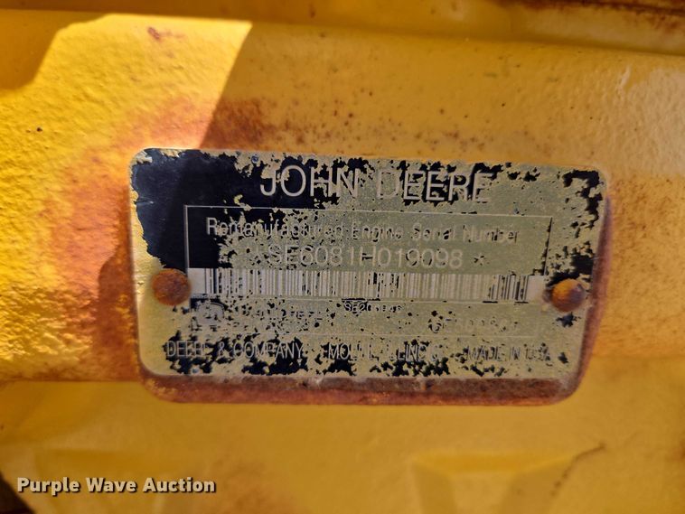 image for item ET5088 John Deere 6081 engine