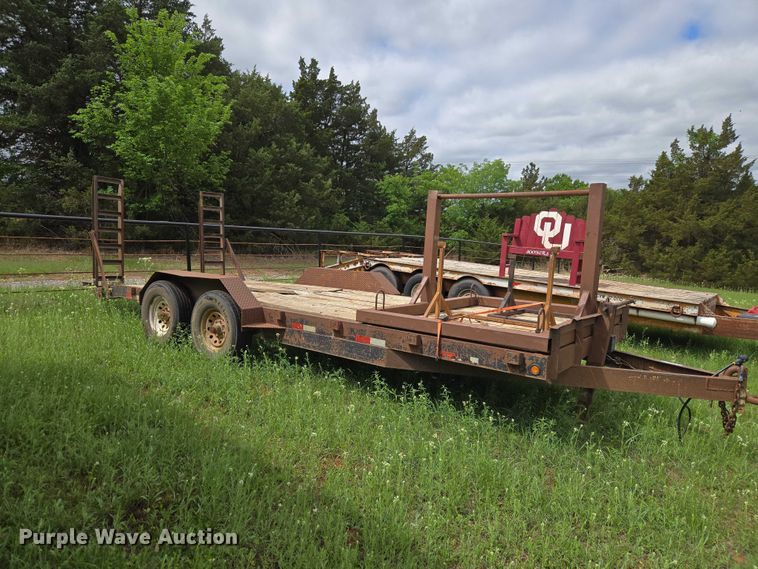 image for item ET5203 Shop built equipment trailer