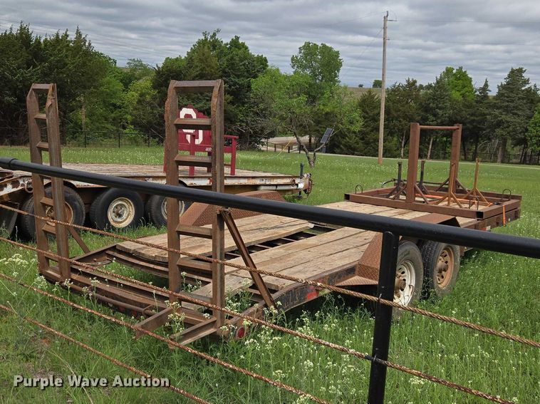 image for item ET5203 Shop built equipment trailer