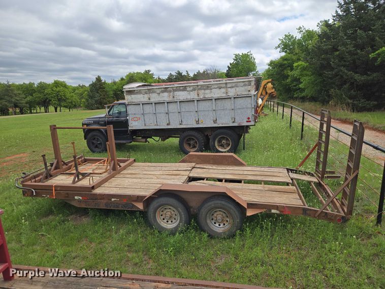 image for item ET5203 Shop built equipment trailer